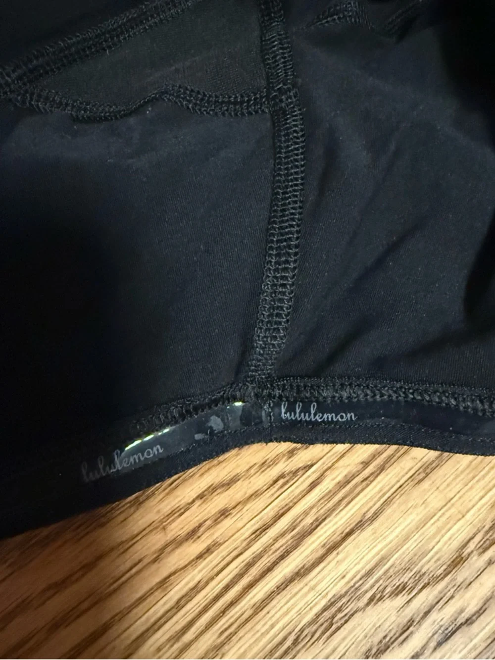 Lululemon Speed Squad Running Skirt with shorts black and red stripe 6